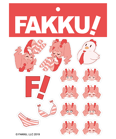 FAKKU Sticker Sheet